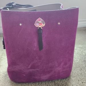 Microsuede Kate Spade Bucket Bag